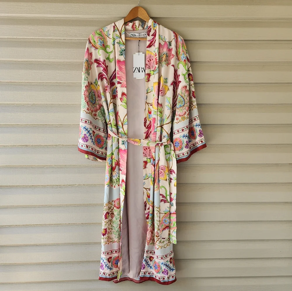 Zara Multicolor Maxi Dress - Picture 5 of 16